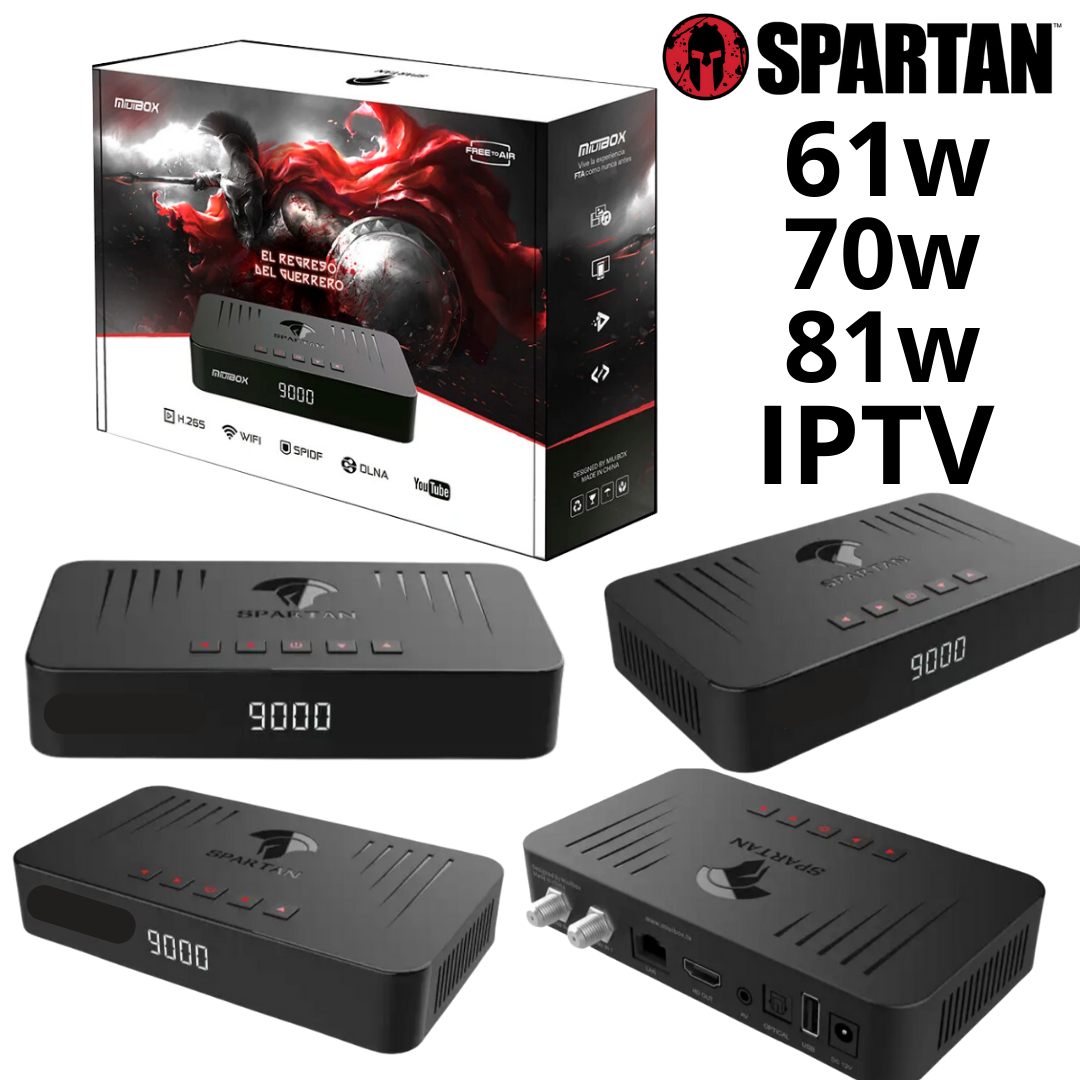 RECEPTOR SATELITAL MIUIBOX SPARTAN HD